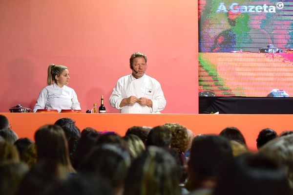 Aula-show do chef Claude Troisgros no Fest Gastronomia 2023
