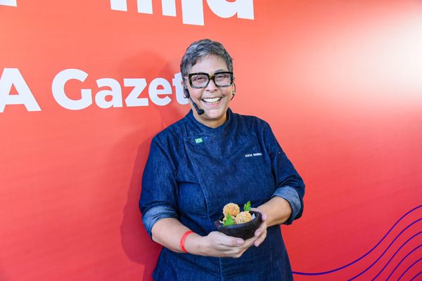 Aula-show da chef Kátia Barbosa no Fest Gastronomia 2023