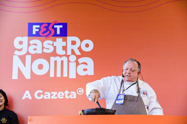 Aula-show do chef Juarez Campos no Fest Gastronomia 2023