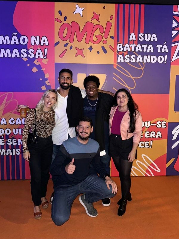 Marcella Scaramella, Daniel Marçal, Filipe Souza, Talita Galvão e José Carlos Schaeffer por Divulgação