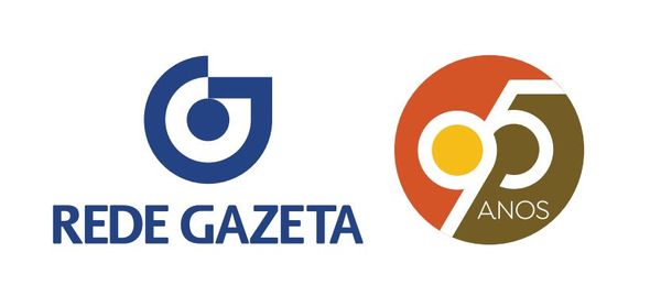 Selo dos 95 anos da Rede Gazeta, feito pela agência Prósper