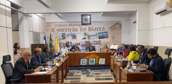 Sessão da Câmara de Conceição da Barra realizada nesta terça-feira (11)