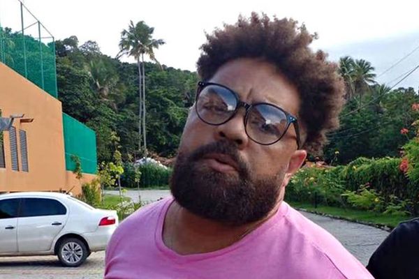 Odair Lopes Mazzi Junior, o Dezinho, apontado como um dos líderes do PCC, ao ser preso nesta terça-feira (11), em Pernambuco