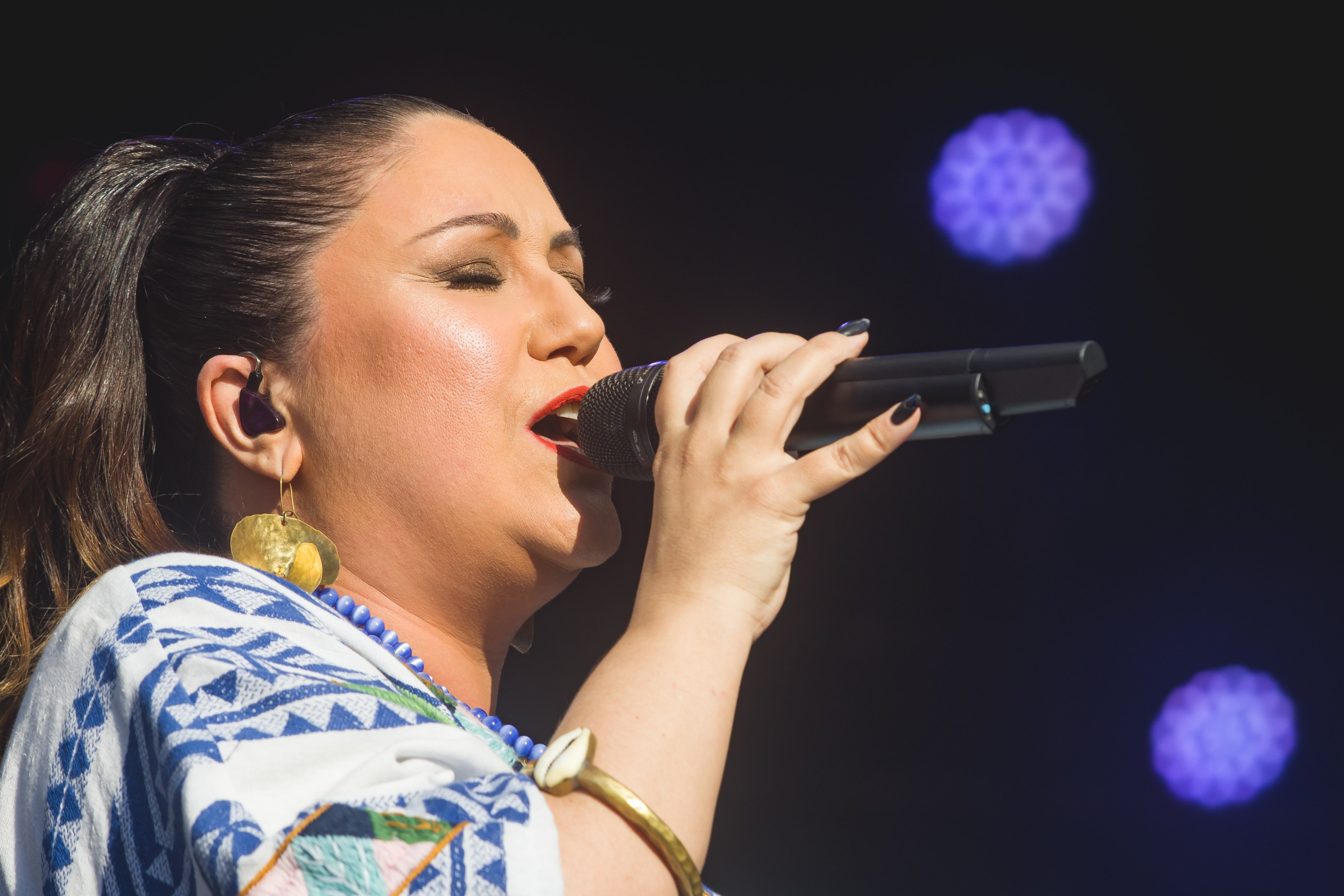 A cantora foi uma das estrelas de Best New Artist Showcase, evento oficial do Latin Grammy, na noite desta quarta-feira (12), em São Paulo
