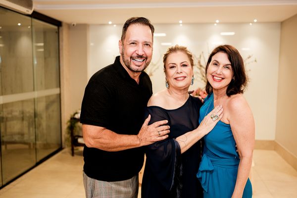 Wesley Sathler, Sônia Abelha e Renata Rasseli