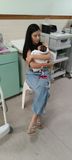 Bebê de 18 dias é salvo pela PM após engasgar com leite materno na Serra(Divulgação | Polícia Militar)