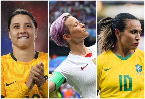 Sam Kerr, Megan Rapinoe e Marta são nomes de referência no futebol feminino