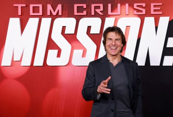 Tom Cruise para a premiére de 