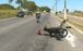 Um motociclista morreu em um acidente envolvendo um carro e uma moto no bairro Civit I, na Serra, próximo à BR 101, na manhã desta terça-feira (18).(TV Gazeta/Roberto Pratti)