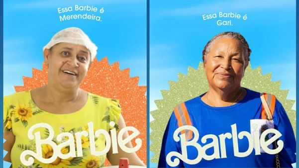 Prefeitura de Linhares homenageia servidoras com cartazes do filme Barbie por Divulgação/Prefeitura de Linhares 