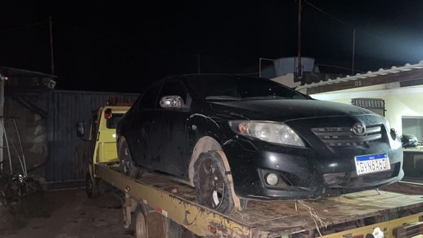 Suspeitos utilizaram um Corolla preto para matar Rafael Fontoura