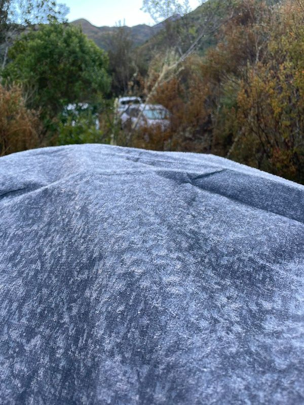Turista registra temperatura negativa e gelo no parque nacional do Caparaó por André Hoffman