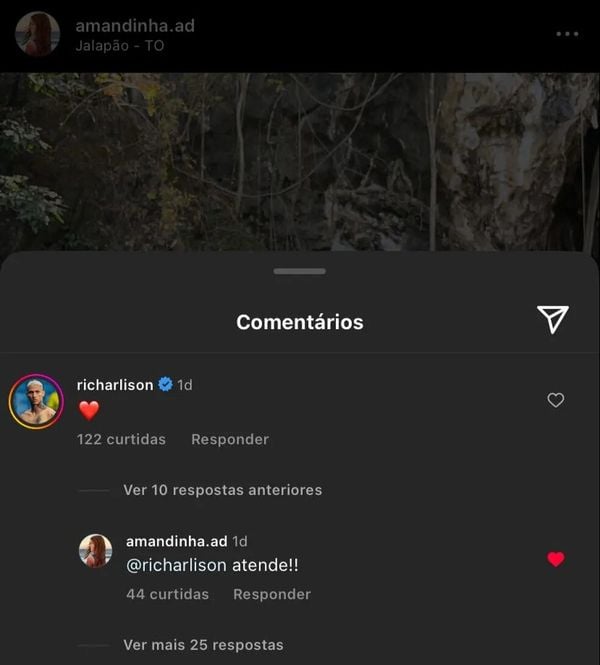 Richarlison e seu possível novo affair, Amanda Araújo