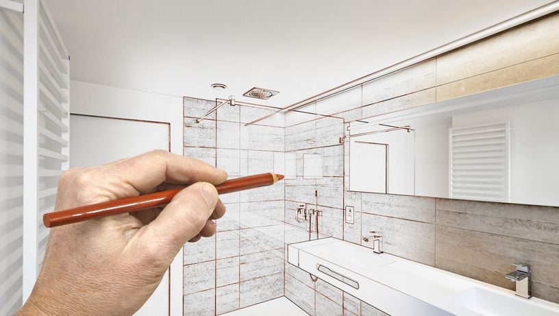 banheiro, decoração, arquitetura e decoração, reforma, obra
