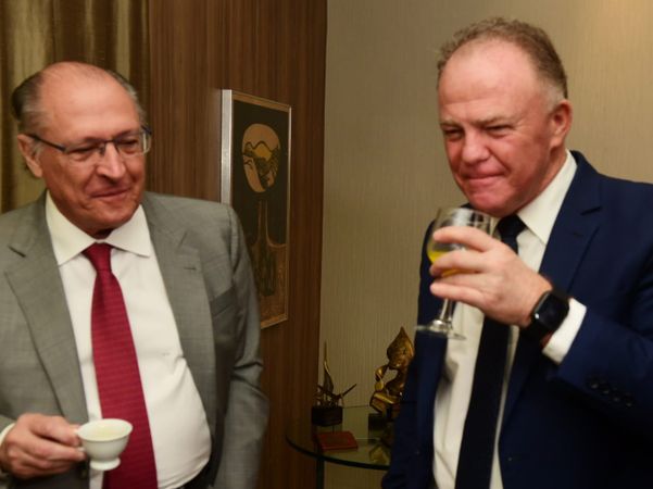 vice-presidente da república, Geraldo Alckmin, e o governador do Espírito Santo, Renato Casagrande por Ricardo Medeiros