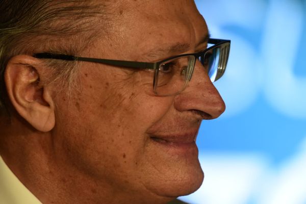 Vice-presidente da república, Geraldo Alckmin, em evento da Findes