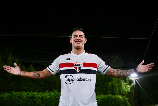James Rodríguez chega como grande reforço do São Paulo para o restante da temporada