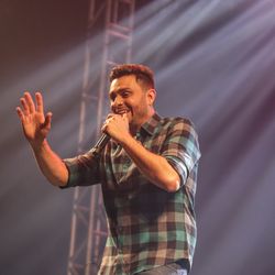 Show do cantor Mano Walter, com participação da dupla Breno e Caio Cesar, no CTN (Centro de Tradições Nordestinas), na região norte de São Paulo, em 2019