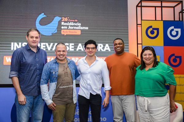 Estevan Muniz lotou o auditório da Rede Gazeta, nesta terça-feira (01), para o lançamento do 26° Curso de Residência em Jornalismo