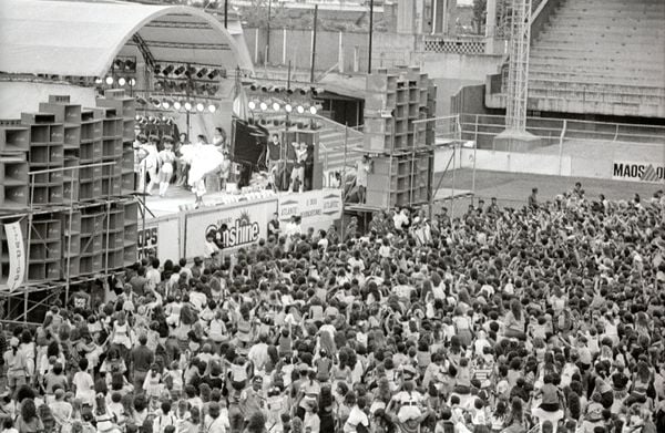  Show da Xuxa no Estádio Engenheiro Araripe (11/12/1989) por Chico Guedes/Acervo A Gazeta