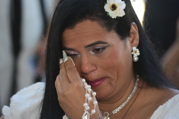 Casamento de Darcy Roberto e Flávia  Aline, na Paróquia Nossa Senhora da Penha de Jardim Limoeiro. Darcy está em estado terminal