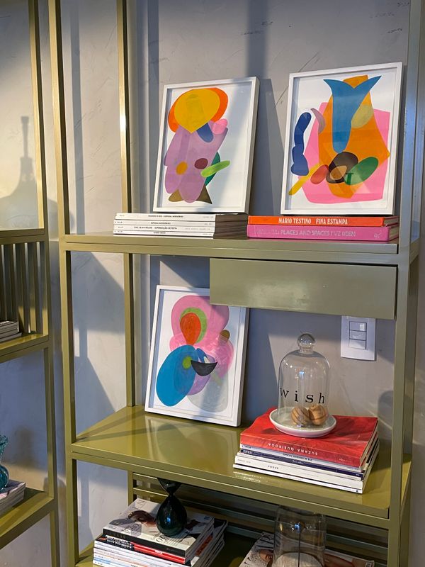 Obras do artista Fernando Burjato