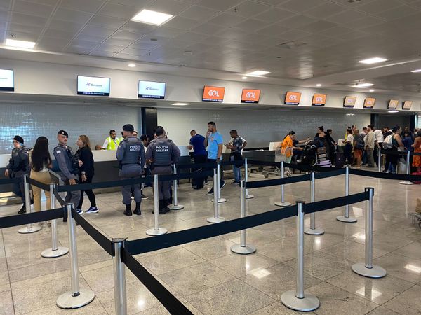 Policiais militares foram no Aeroporto de Vitória nesta quinta (3)