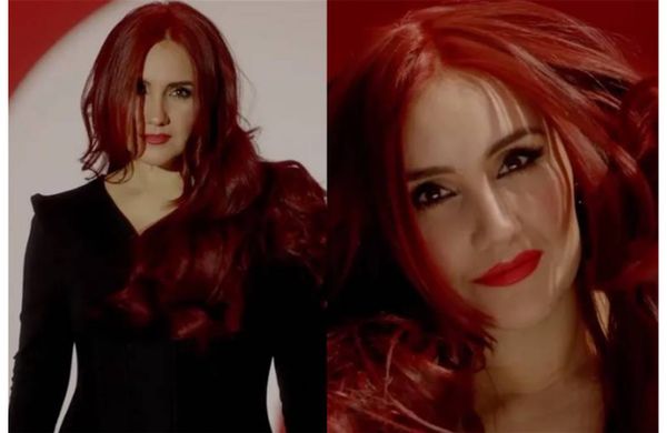 Dulce Maria ressurge com cabelo ruivo, como Roberta em RBD