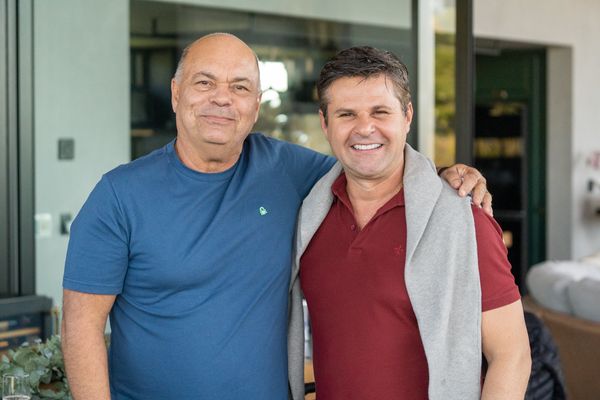 Sérgio Mello e Jonas Giacomin