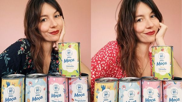 Capixaba Bárbara Tamilin ilustra coleção especial de latas de Leite Moça, da Nestlé