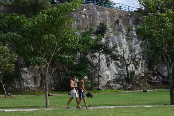 Parque Pedra da Cebola, em Vitória, deixou de ter canteiro de obras por Ricardo Medeiros