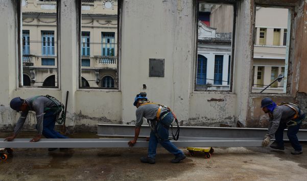 Obras no Mercado Capixaba, Vitória por Ricardo Medeiros