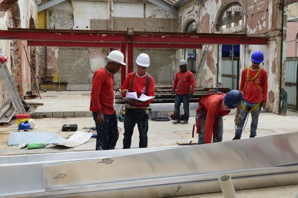 Obras no Mercado Capixaba, Vitória por Ricardo Medeiros