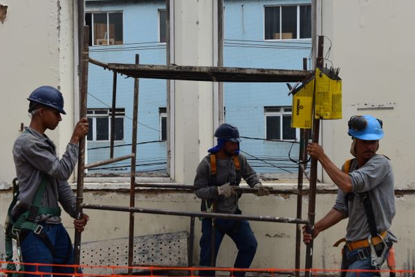 Obras no Mercado Capixaba, Vitória por Ricardo Medeiros