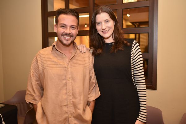 Kássio Fontoura e Marcela Grasselli