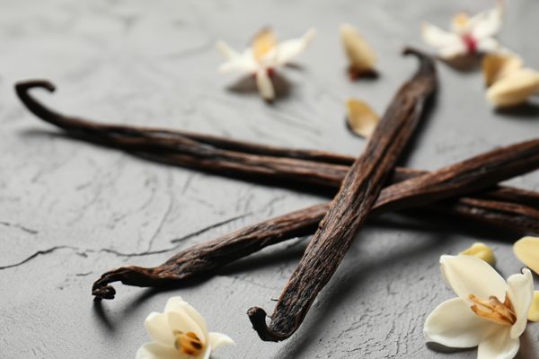 Baunilha da forma como é usada na culinária