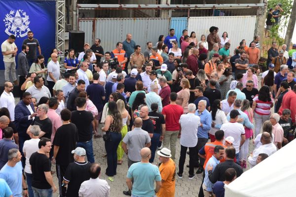 Cerimônia de inauguração do aquaviário em Cariacica é conduzida pelo governador Renato Casagrande por Ricardo Medeiros