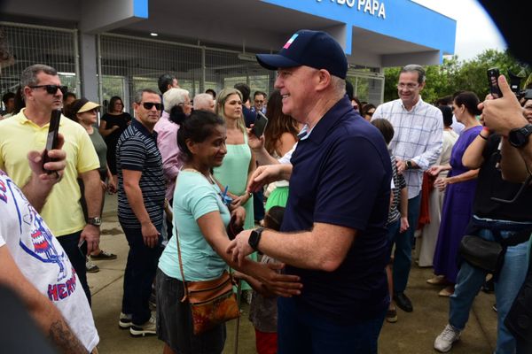GInauguração do aquaviário na Praça do Papa por Ricardo Medeiros