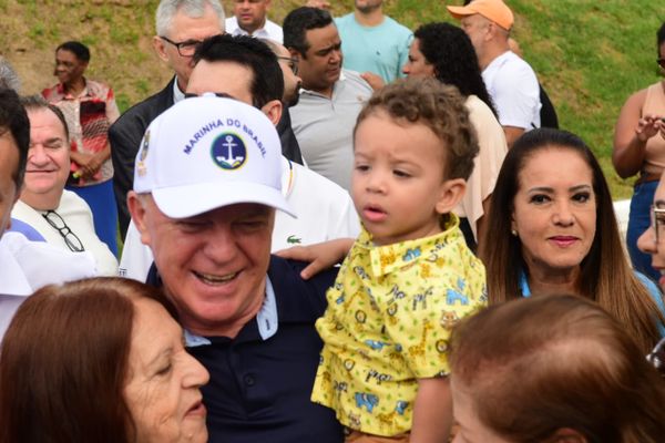Governador Renato Casagrande na inauguração do aquaviário nem Porto de Santana, em Cariacica por Ricardo Medeiros