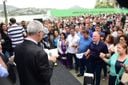 Momento de oração na inauguração do aquaviário em Cariacica(Ricardo Medeiros)