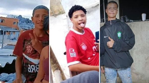 Kauã, Carlos e Wellington estão desaparecidos desde a última sexta-feira (18) após um tiroteio na cidade do Norte do ES; polícia intensifica buscas