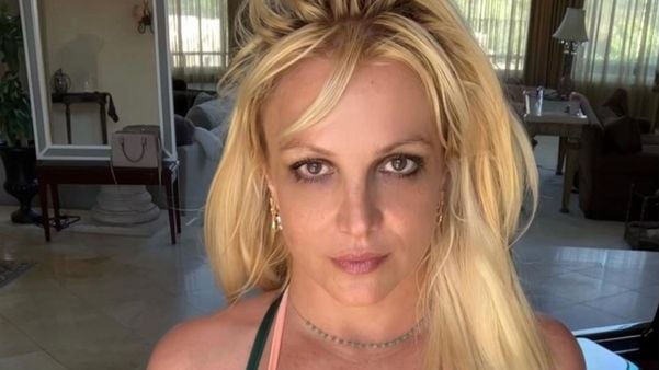 Britney Spears em registro compartilhado nas suas redes sociais