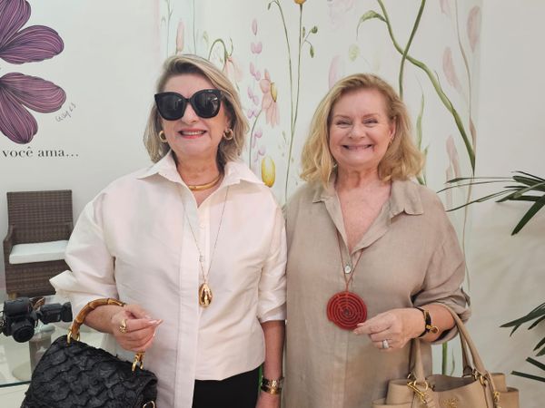 Gracinha Nader e Solange Herkenhoff