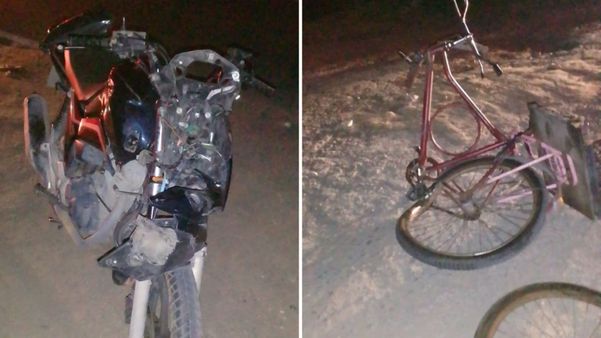Acidente envolveu um motorista e um motociclista em São Mateus, no Norte do Estado
