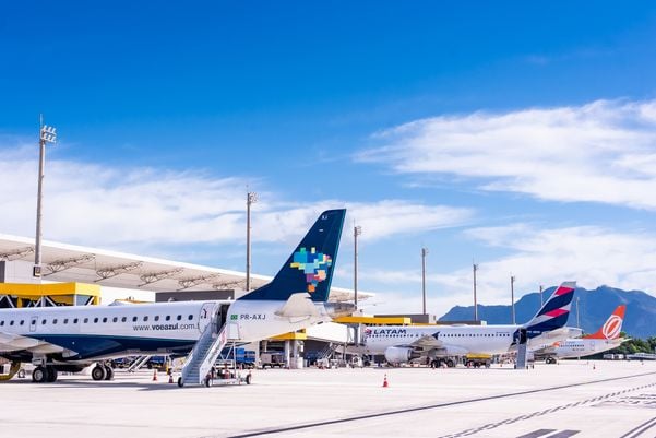 Aviões no Aeroporto de Vitória