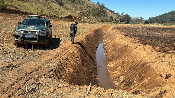 Polícia Militar Ambiental constata degradação ambiental na região do Caparaó