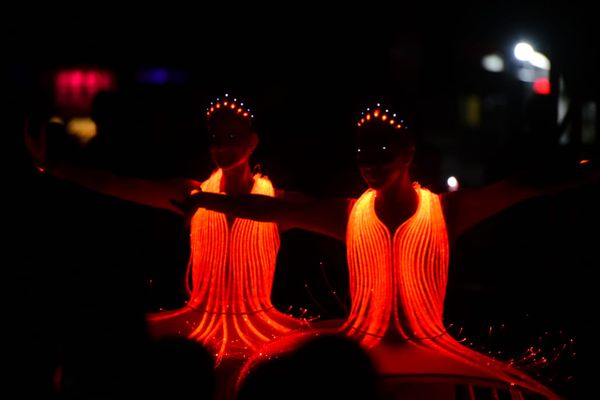 Grupo de dança de São Paula encantou quem foi acompanhar o Festival Luzes Pela Vida por Ricardo Medeiros 