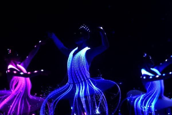 Grupo de dança de São Paula encantou quem foi acompanhar o Festival Luzes Pela Vida por Ricardo Medeiros 