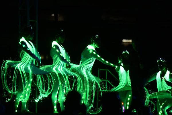 Grupo de dança de São Paula encantou quem foi acompanhar o Festival Luzes Pela Vida por Ricardo Medeiros 