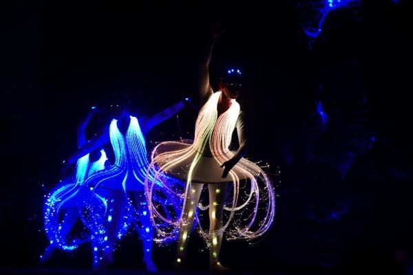 Grupo de dança de São Paula encantou quem foi acompanhar o Festival Luzes Pela Vida por Ricardo Medeiros 